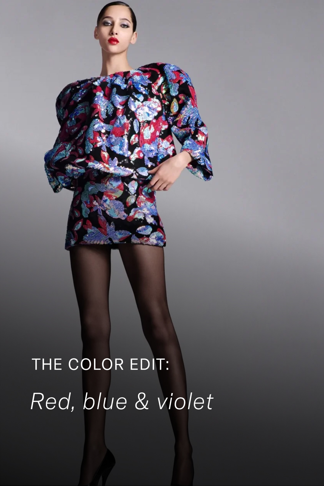 THE COLOR EDIT: Czerwień, niebieski i fiolet w nowej odsłonie