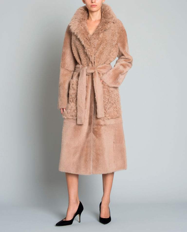 Płaszcz dwustronny z kożuchem