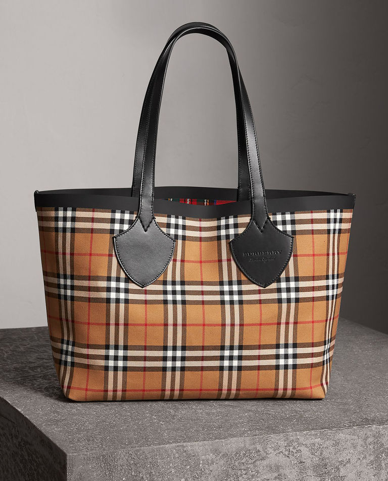 Dwustronna torba w stylu vintage