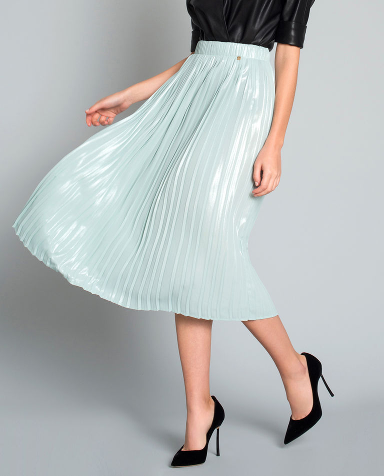 Spódnica błyszcząca plisowana