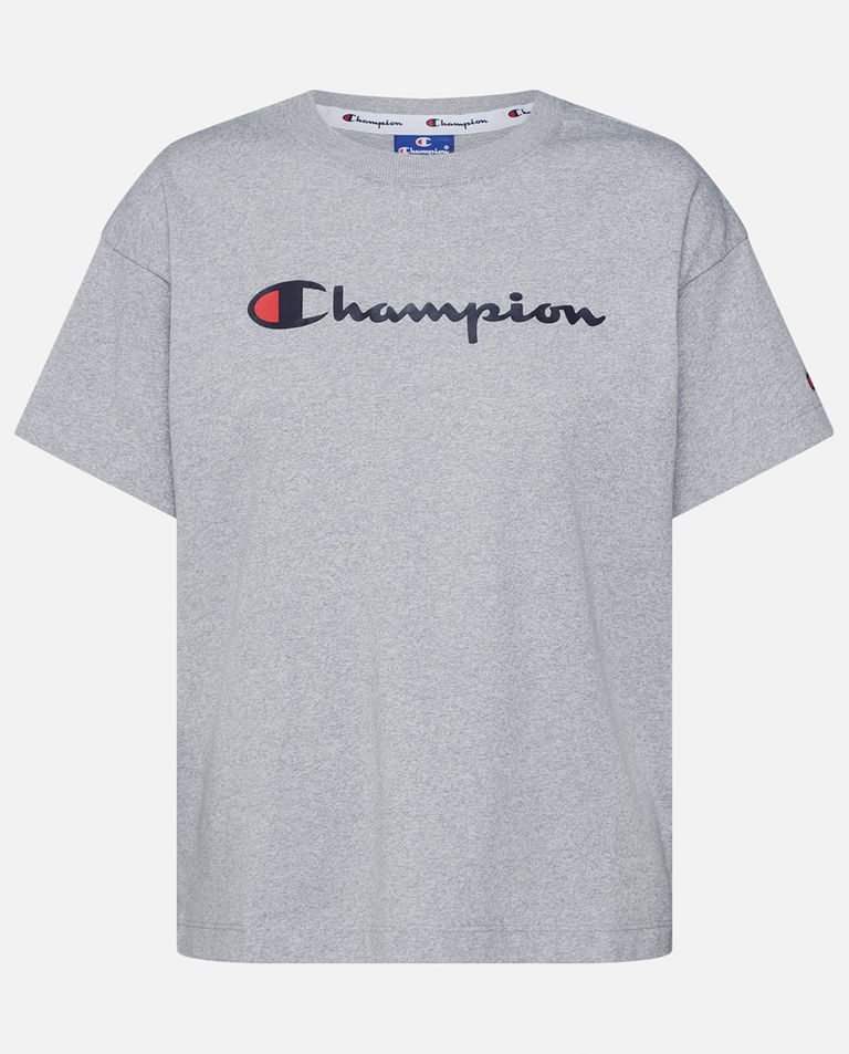 Szary t-shirt z logo