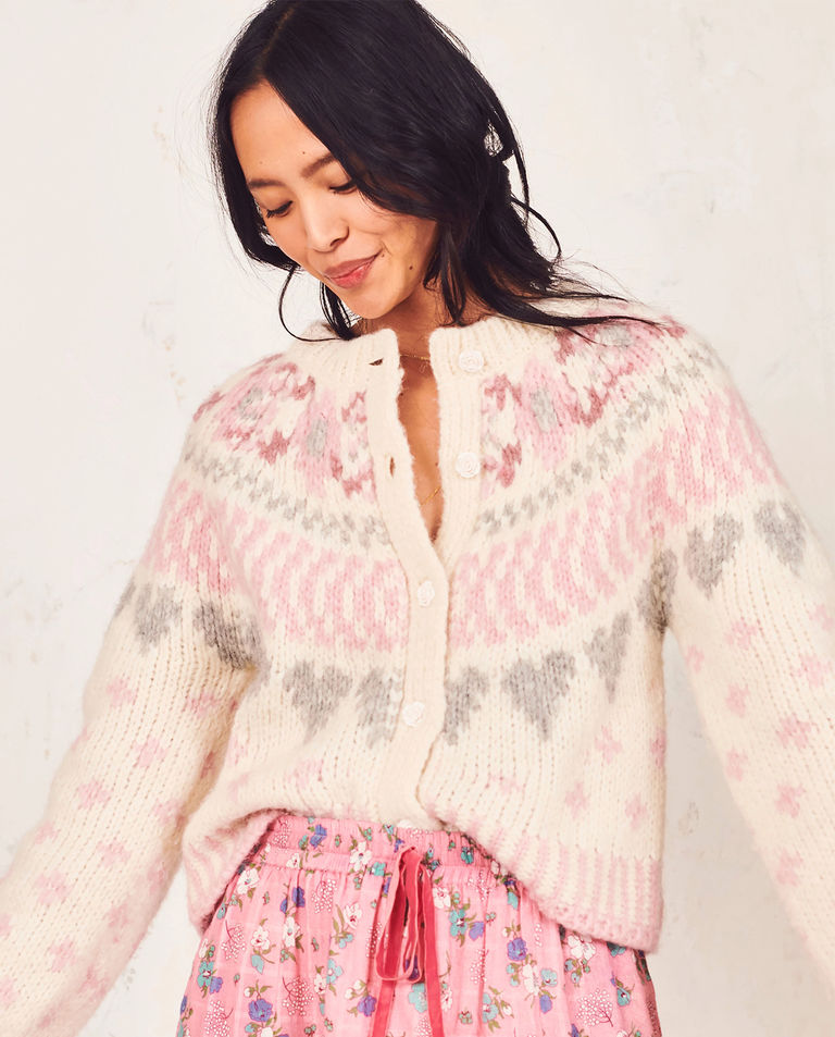 Pastelowy sweter z wełny