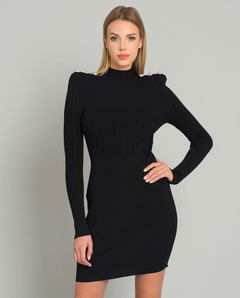 Sukienka mini z guzikami