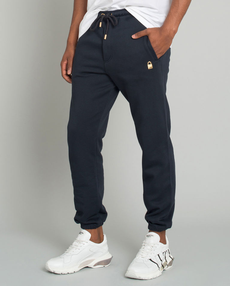 Granatowe spodnie dresowe