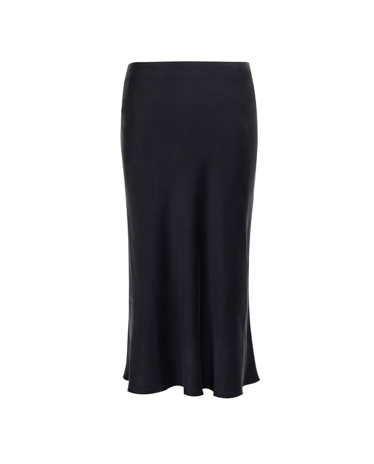 Czarna spódnica z jedwabiu Rita