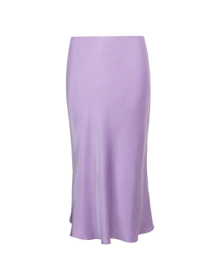 Fioletowa spódnica z jedwabiu Rita
