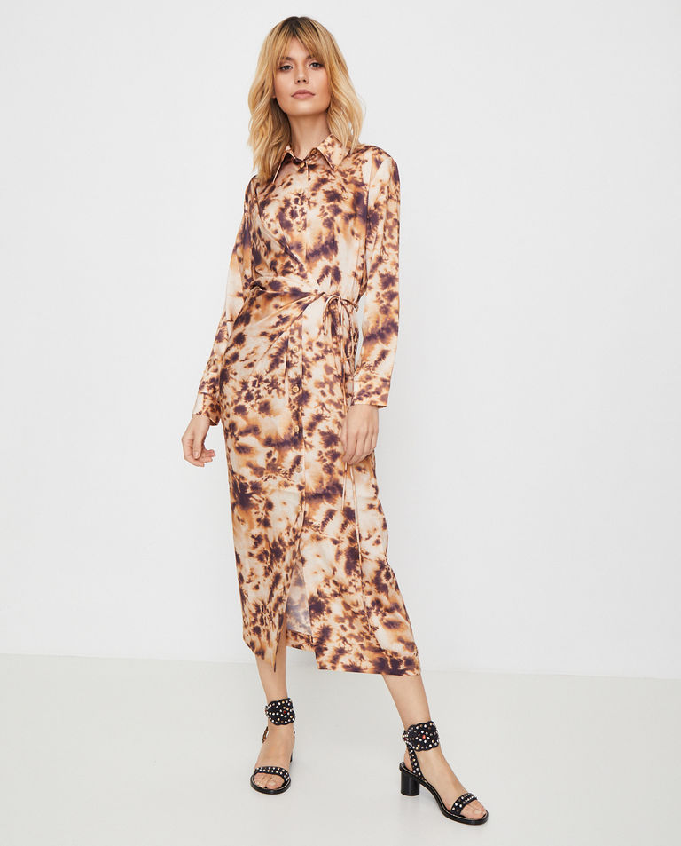 Satynowa sukienka Bisso