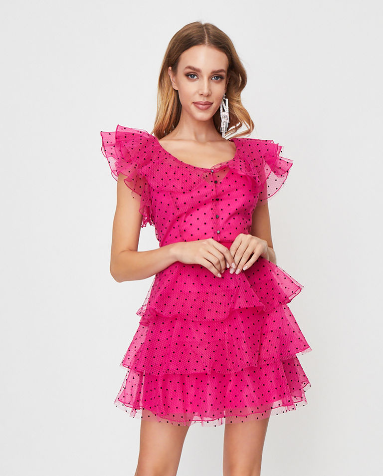 Różowa sukienka Odyssey