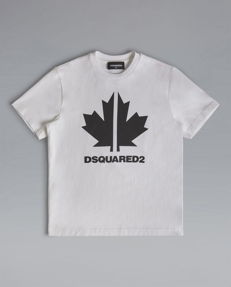 Biała koszulka z nadrukiem 4-16 lat