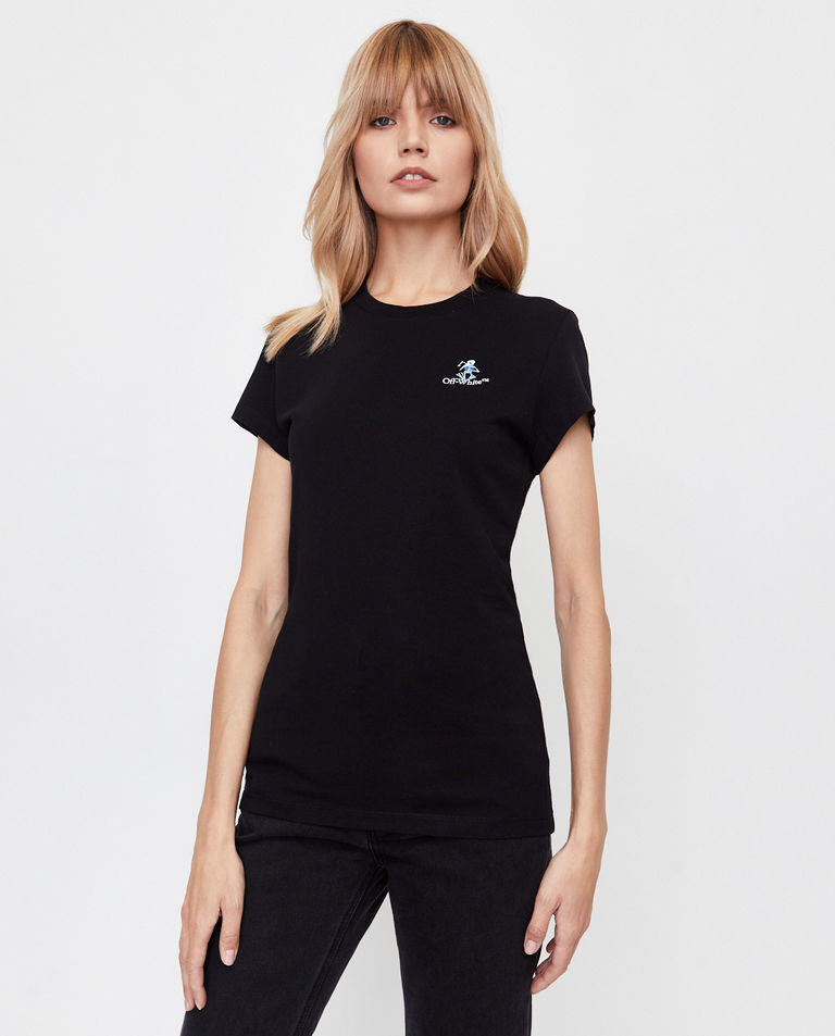 Czarny t-shirt z logo