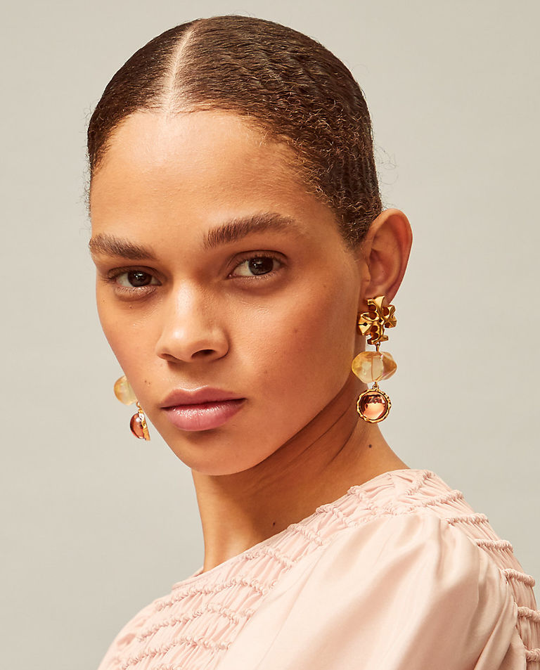 Kolczyki Roxanne z kamieniami