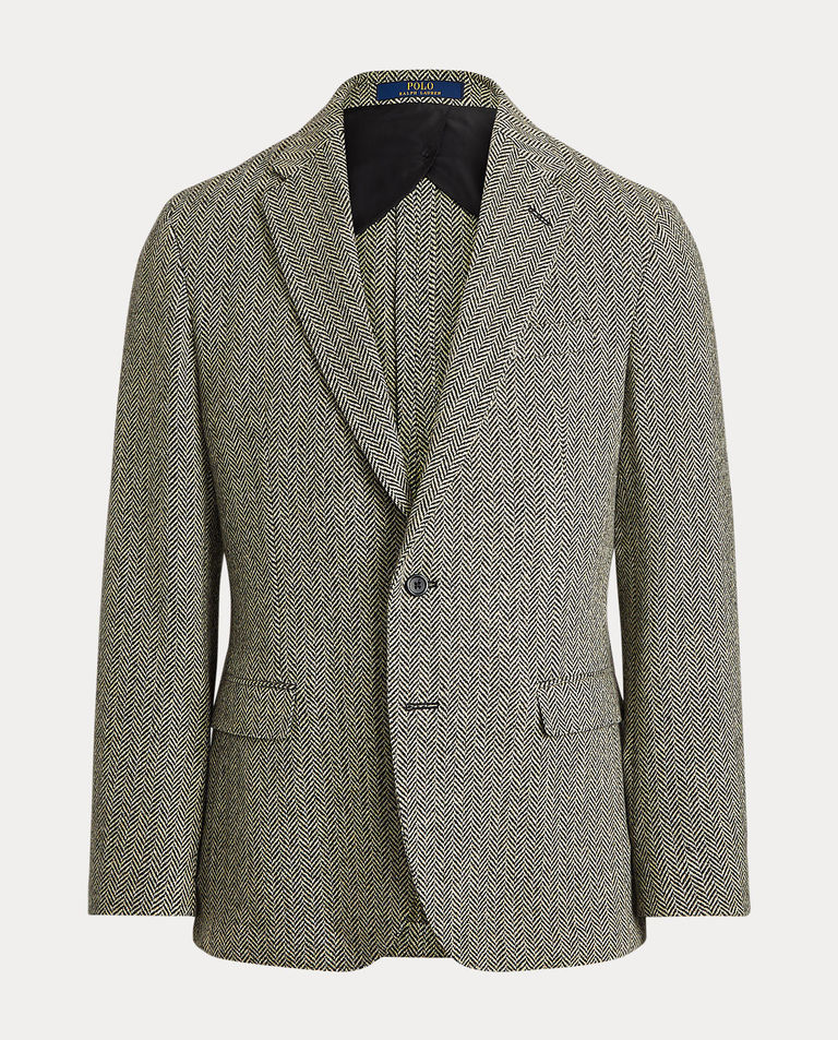 Marynarka w jodełkę Polo Soft Herringbone