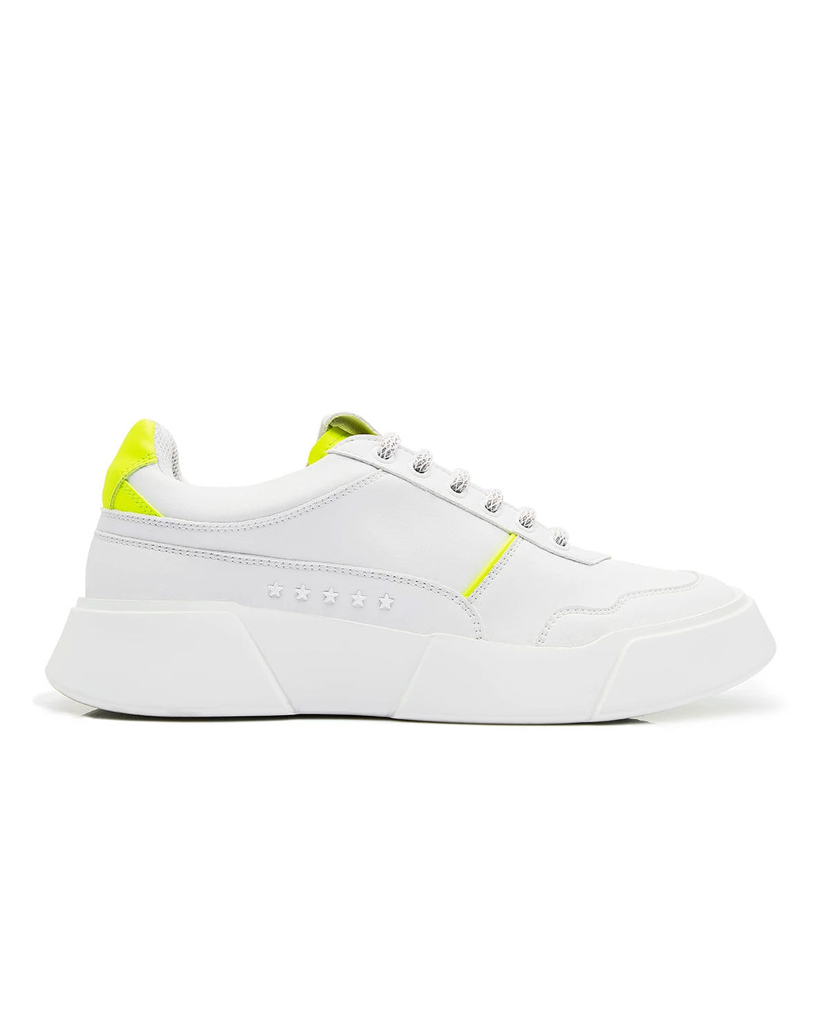 Sneakersy z żółtą piętą Fluo - Image #1