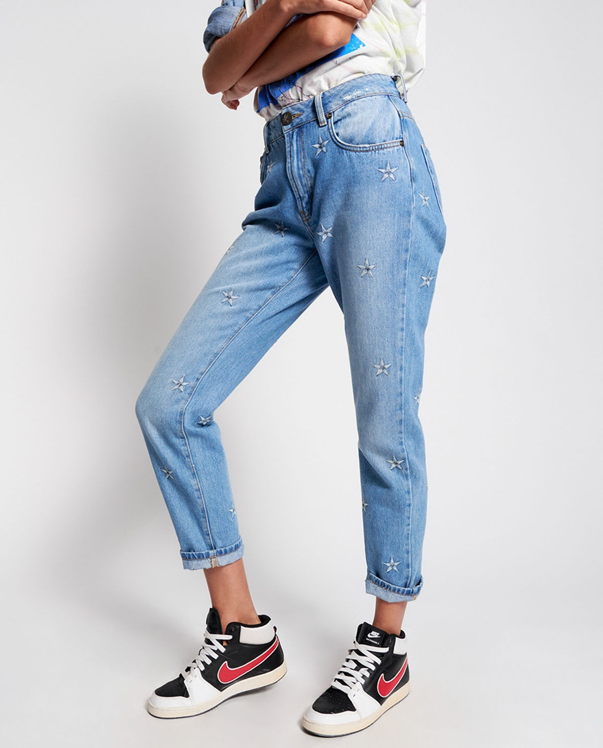 Jeansy Awesome Baggies High Waist - Limitowana Edycja - Image #2