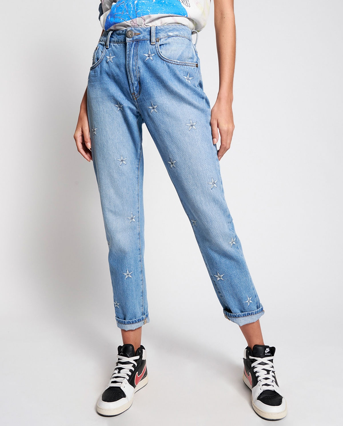 Jeansy Awesome Baggies High Waist - Limitowana Edycja - Image #0