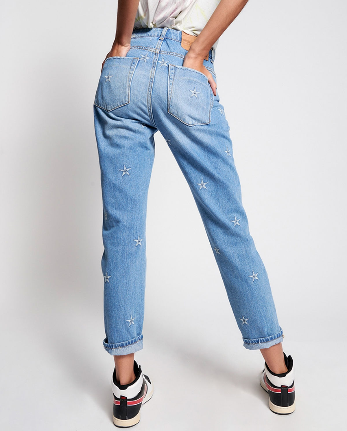 Jeansy Awesome Baggies High Waist - Limitowana Edycja - Image #1