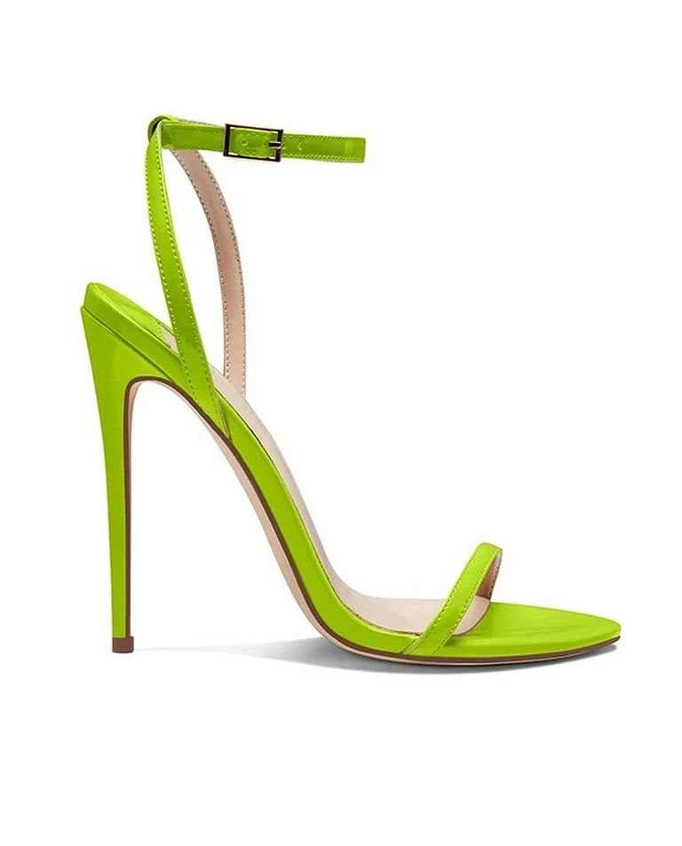 Limonkowe sandały The Necessary