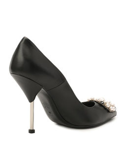 Czarne szpilki ze zdobieniami - Image #3