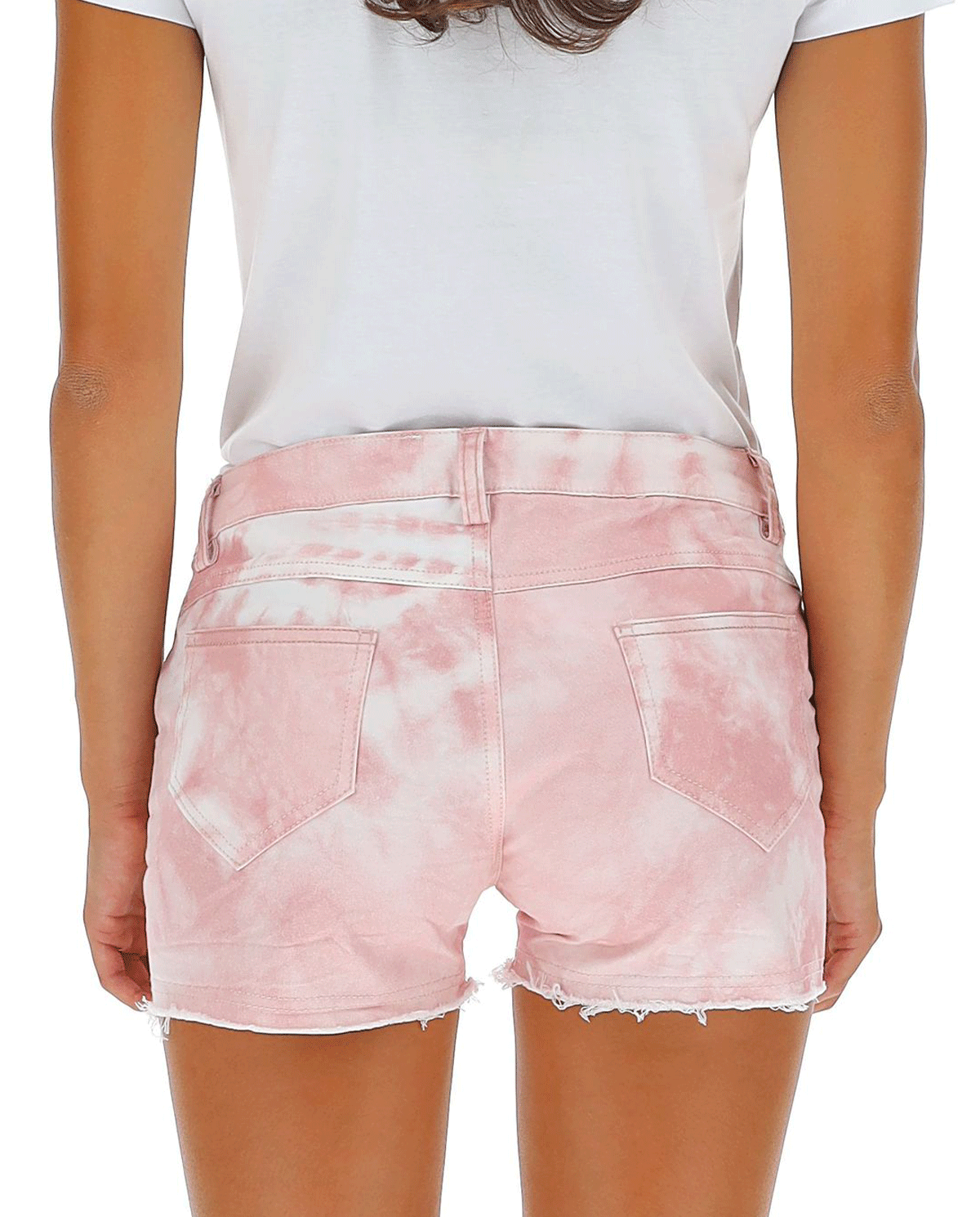 Różowe spodenki tye-die - Image #1