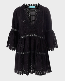 Czarna tunika mini Victoria - Image #1