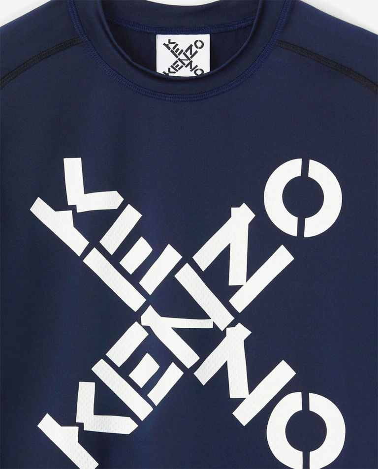 Granatowa koszulka slim-fit Sport - Image #6