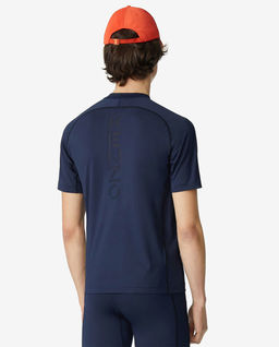 Granatowa koszulka slim-fit Sport - Image #2