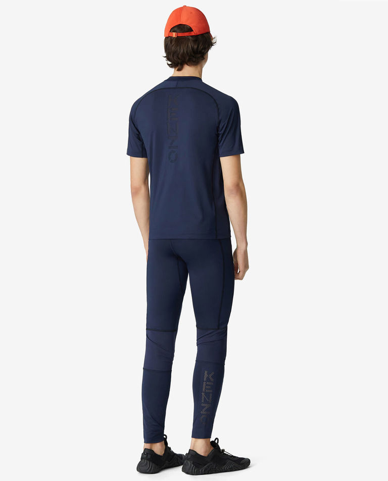 Granatowa koszulka slim-fit Sport - Image #4