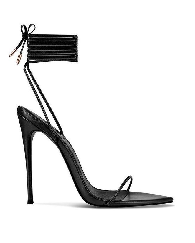 Czarne szpilki Luce Minimale