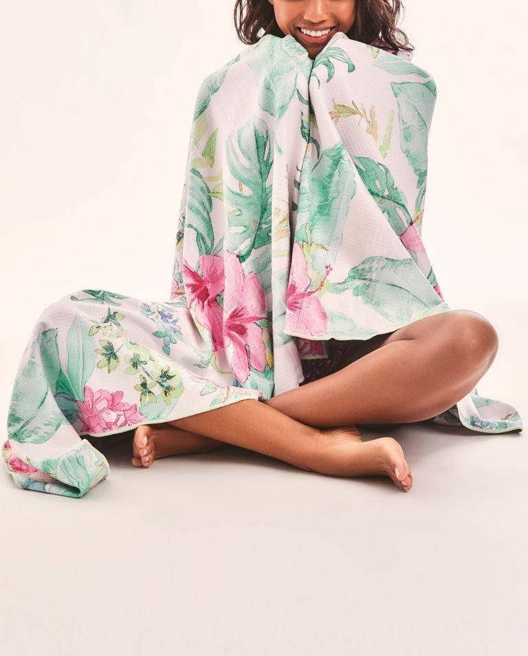 Květinová plážová osuška lsf x hurley LOVE SHACK FANCY Ceny a recenze