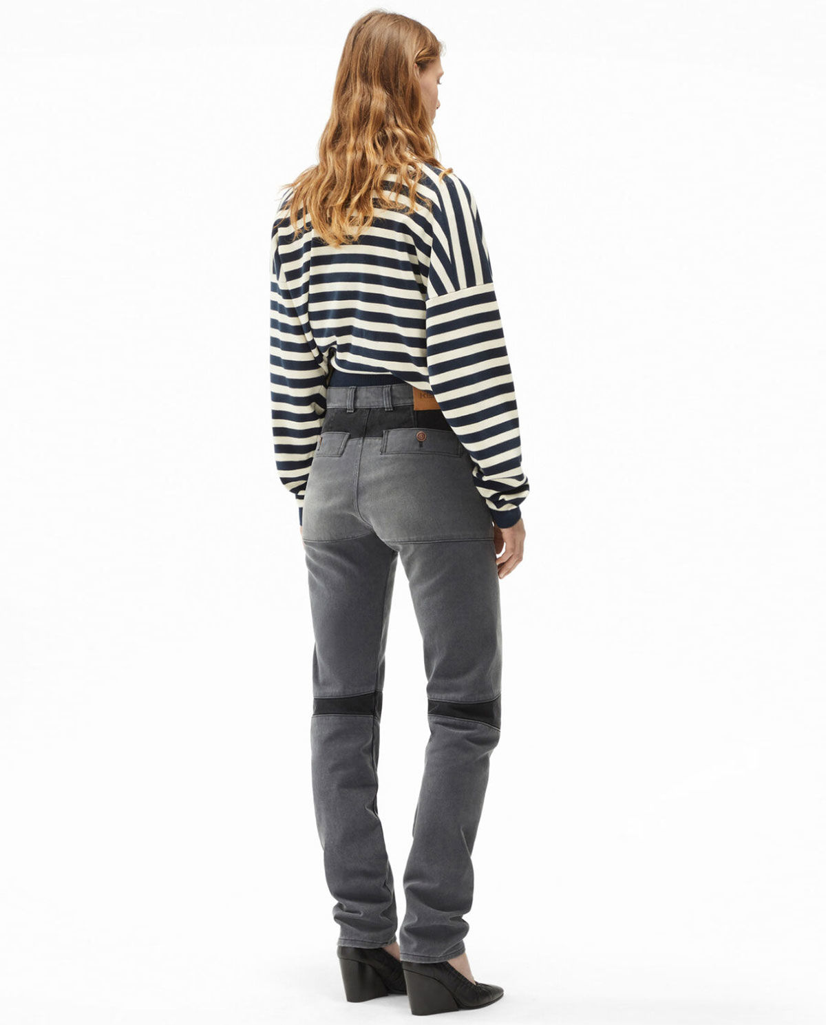 Szare spodnie jeansowe - Image #4