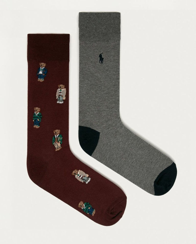 Skarpety z misiem (2-pack)