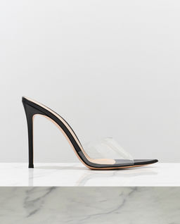 Czarne klapki z PVC - Image #1