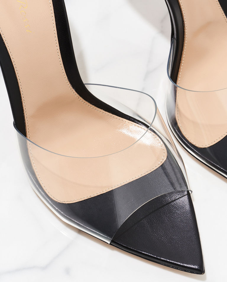 Czarne klapki z PVC - Image #4