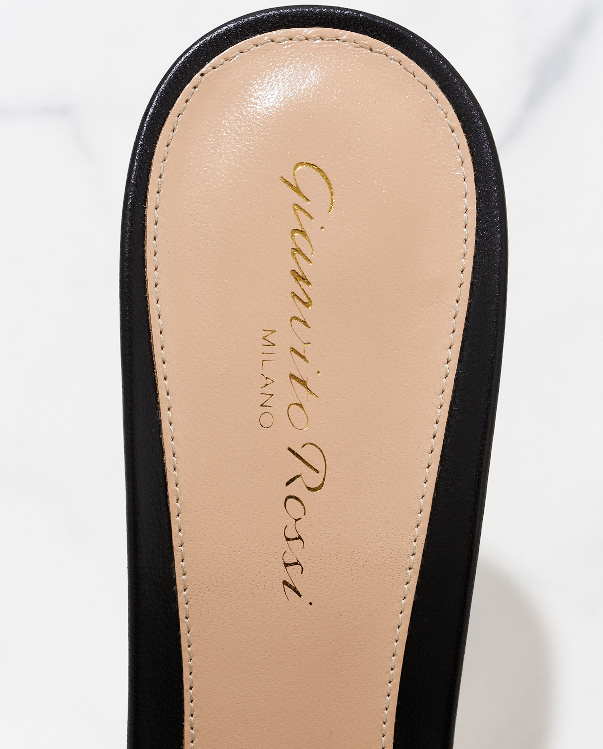 Czarne klapki z PVC - Image #5