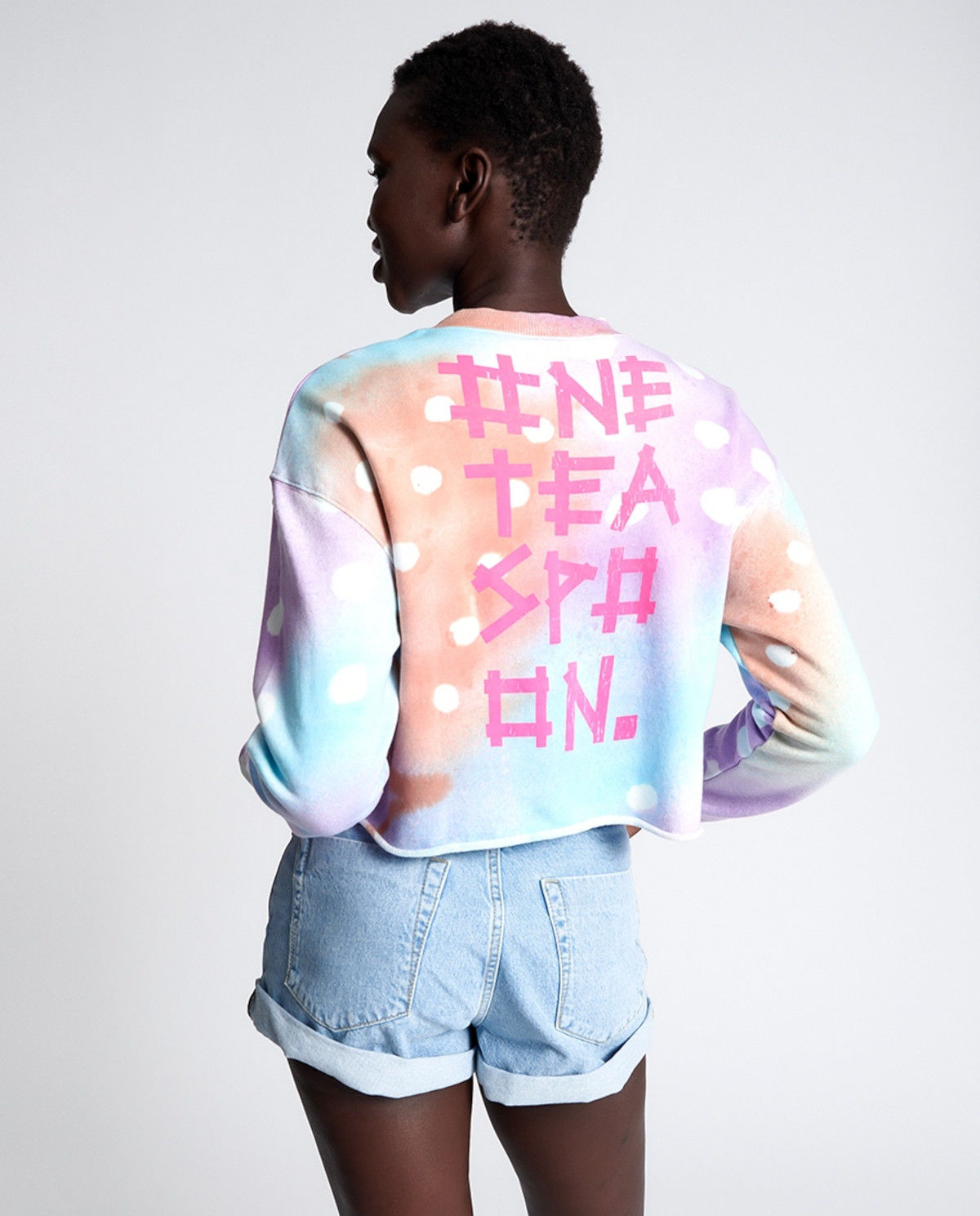 Krótka bluza Tie Dye - Image #2