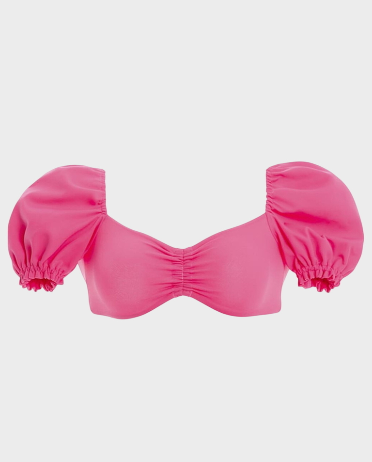 Różowy top od bikini Luau Romina