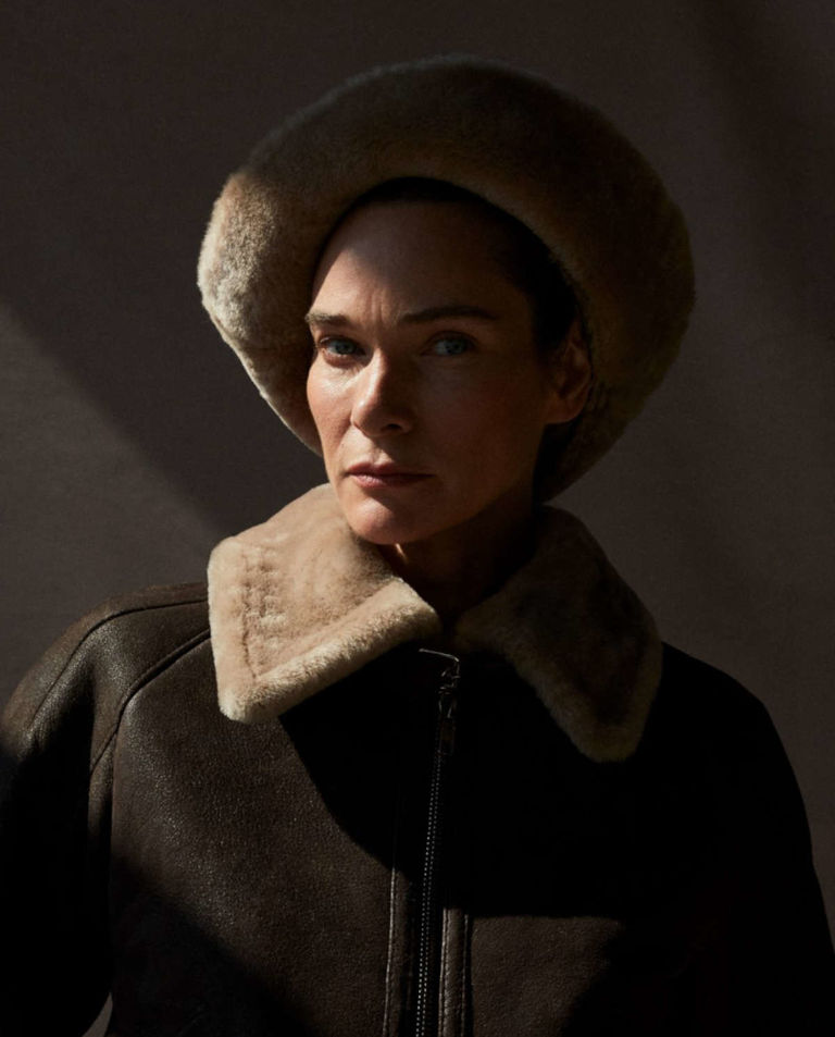 Kapelusz z ocieplanym kożuchem OMI