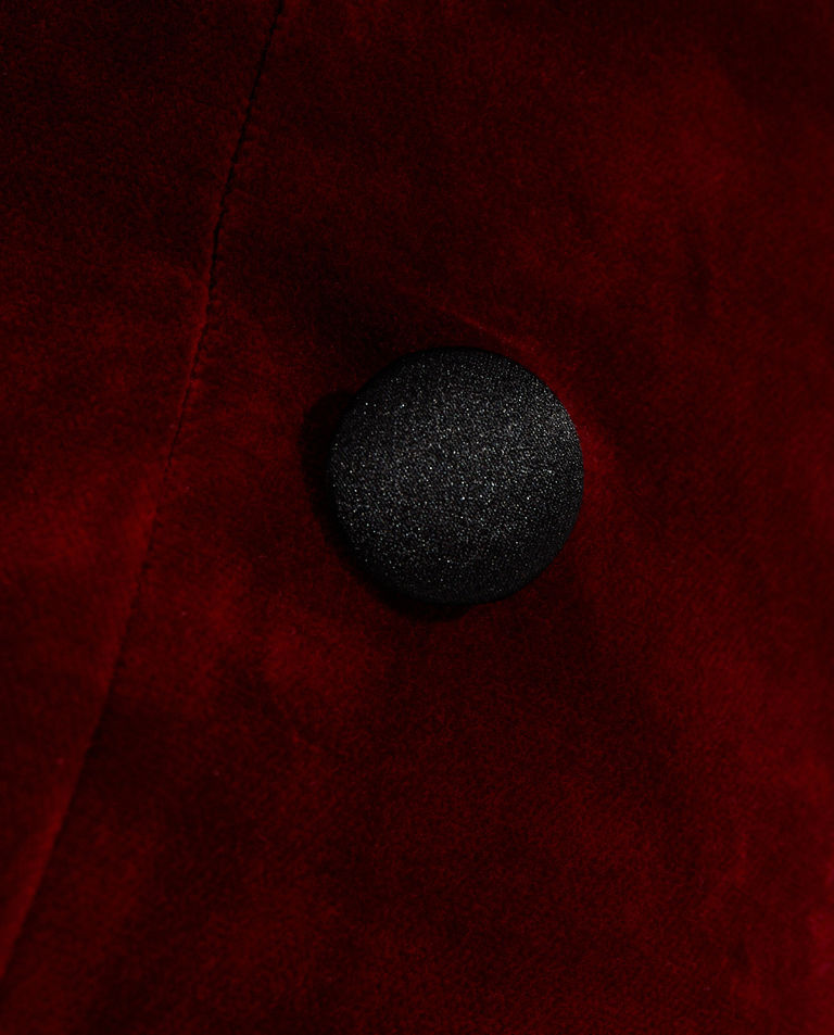 Bordowa sukienka mini - Image #4