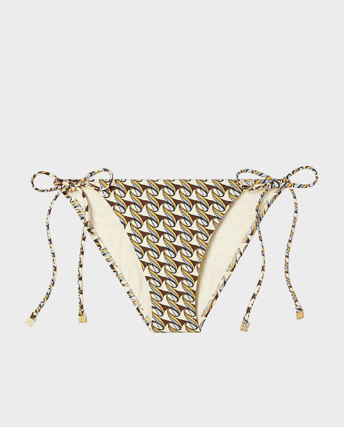 Wiązany dół od bikini w geometryczne wzory - Image #1