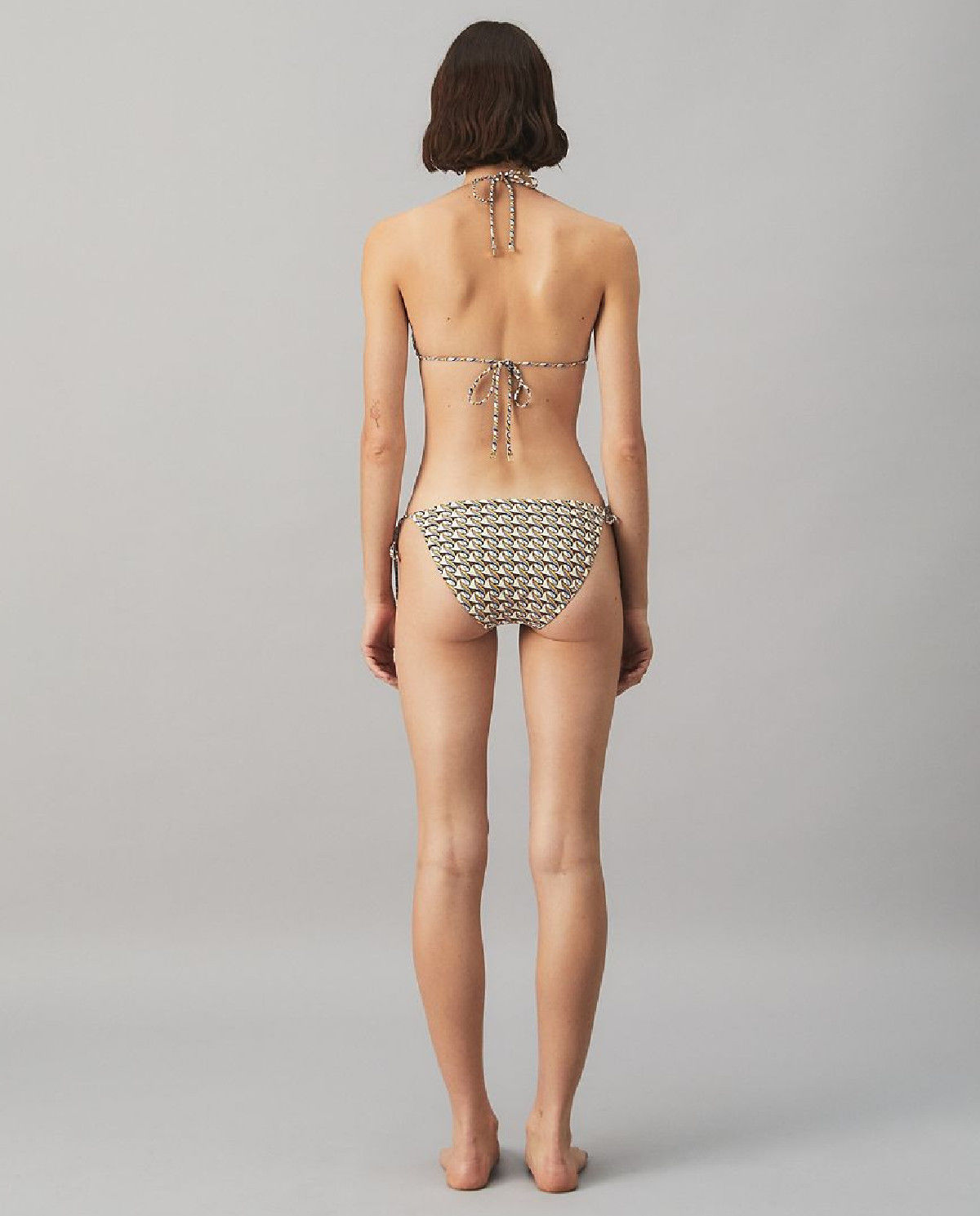 Wiązany dół od bikini w geometryczne wzory - Image #3