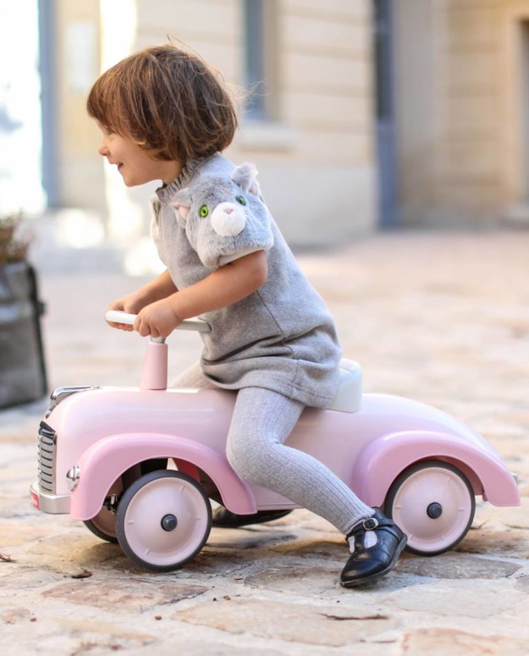 Różowy metalowy jeździk SPEEDSTER