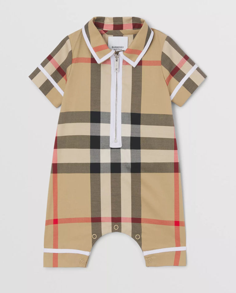 Śpioszki w kratę 3-18 miesiące