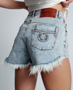 Jeansowe spodenki Le Wolves Mid Waist - Image #0