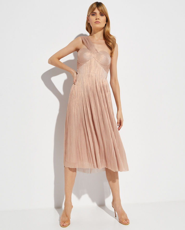 Jedwabna sukienka midi Iman