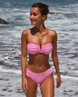 Różowy dół od bikini Janice - Image #3