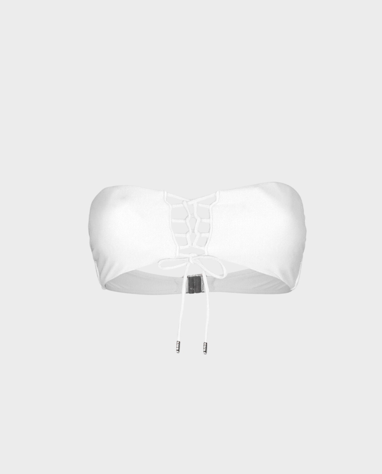 Biały top od bikini Scarlett