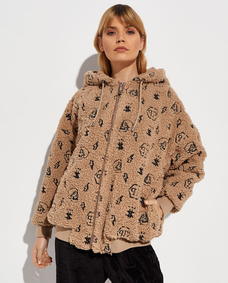 Pluszowa bluza z monogramem