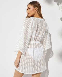 Biała sukienka mini Petra - Image #1