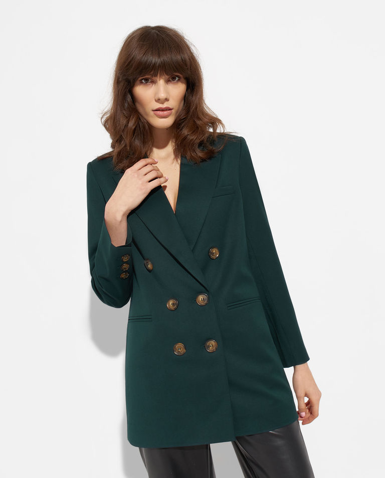 Zielona dwurzędowa marynarka MATERA