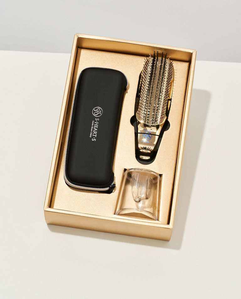 Szczotka do włosów z etui